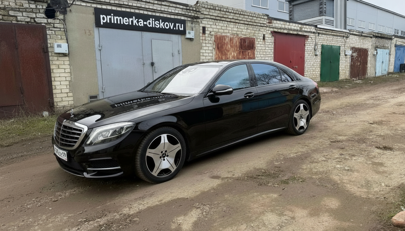 Примерка дисков на MERCEDES S-Klasse W222 Sedan 2018-2020