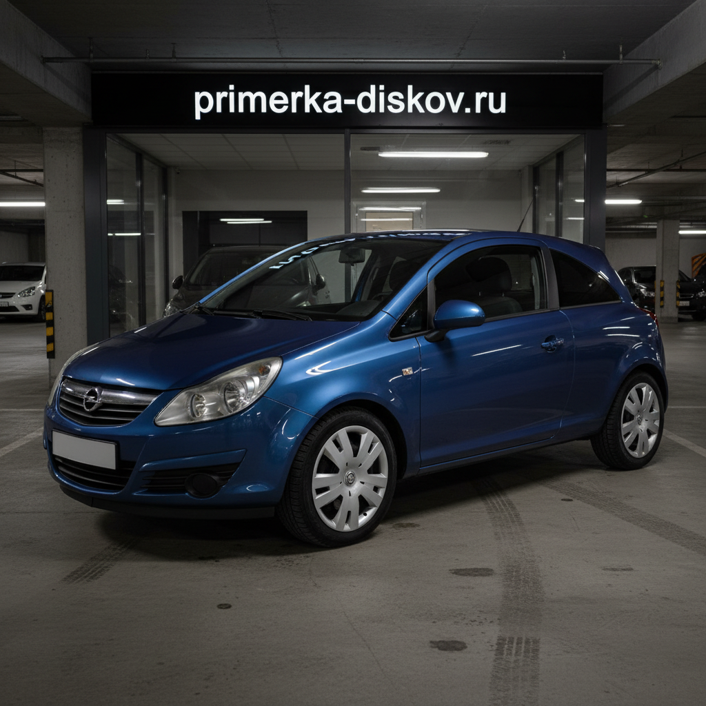Примерка дисков на OPEL Corsa D Hatchback 2006-2010