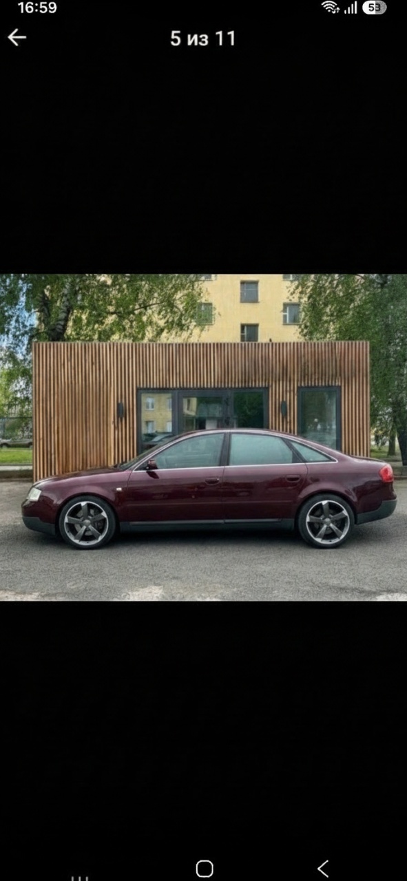 Примерка дисков на AUDI A6