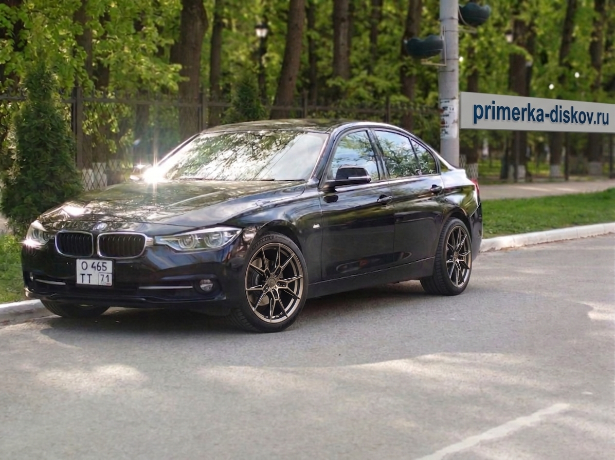 Примерка дисков на BMW 3-series F30 Sedan 2012-2015