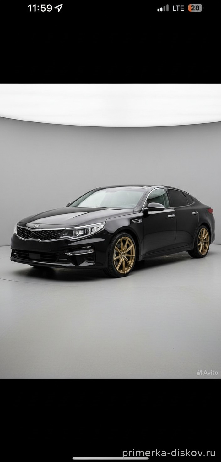 Примерка дисков на KIA Optima JF 2016-2020