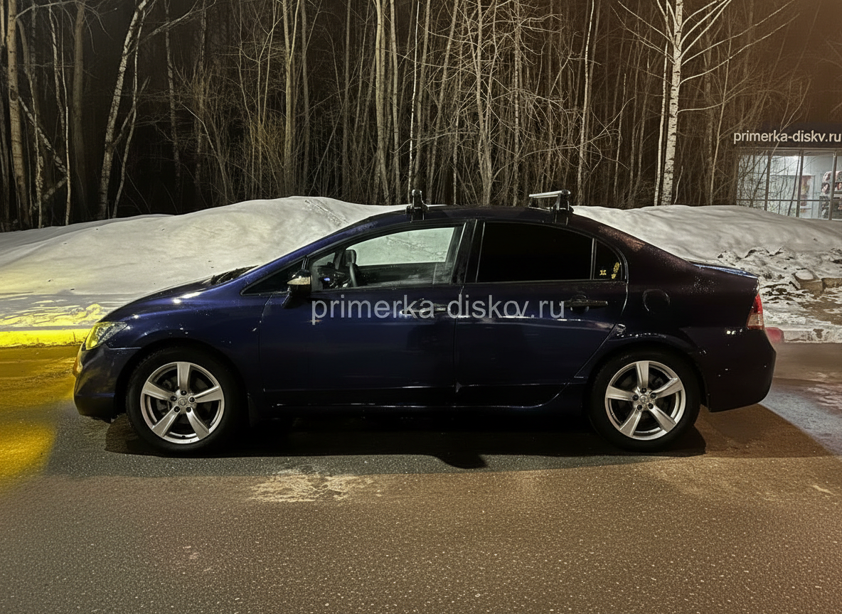 Примерка дисков на HONDA Civic VIII Sedan 2005-2013