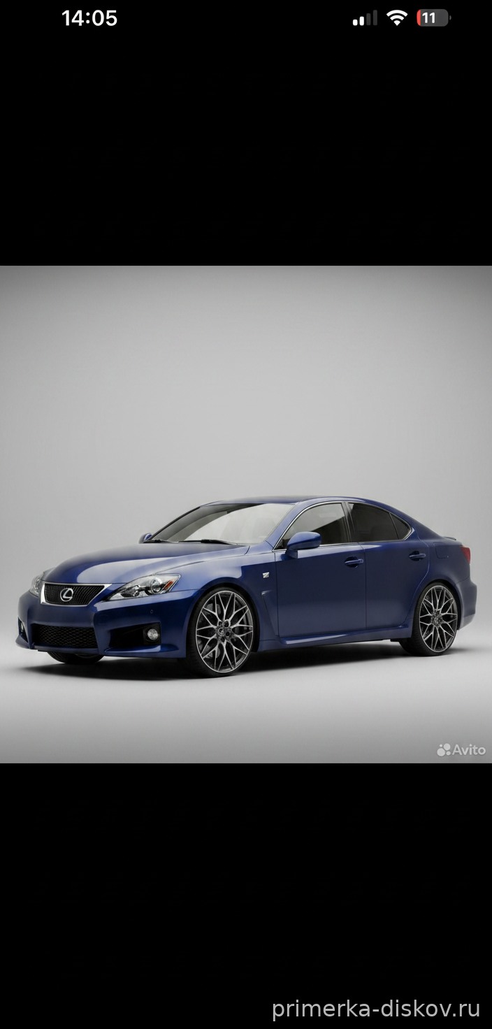 Примерка дисков на LEXUS IS F XE20 Sedan 2008-2013