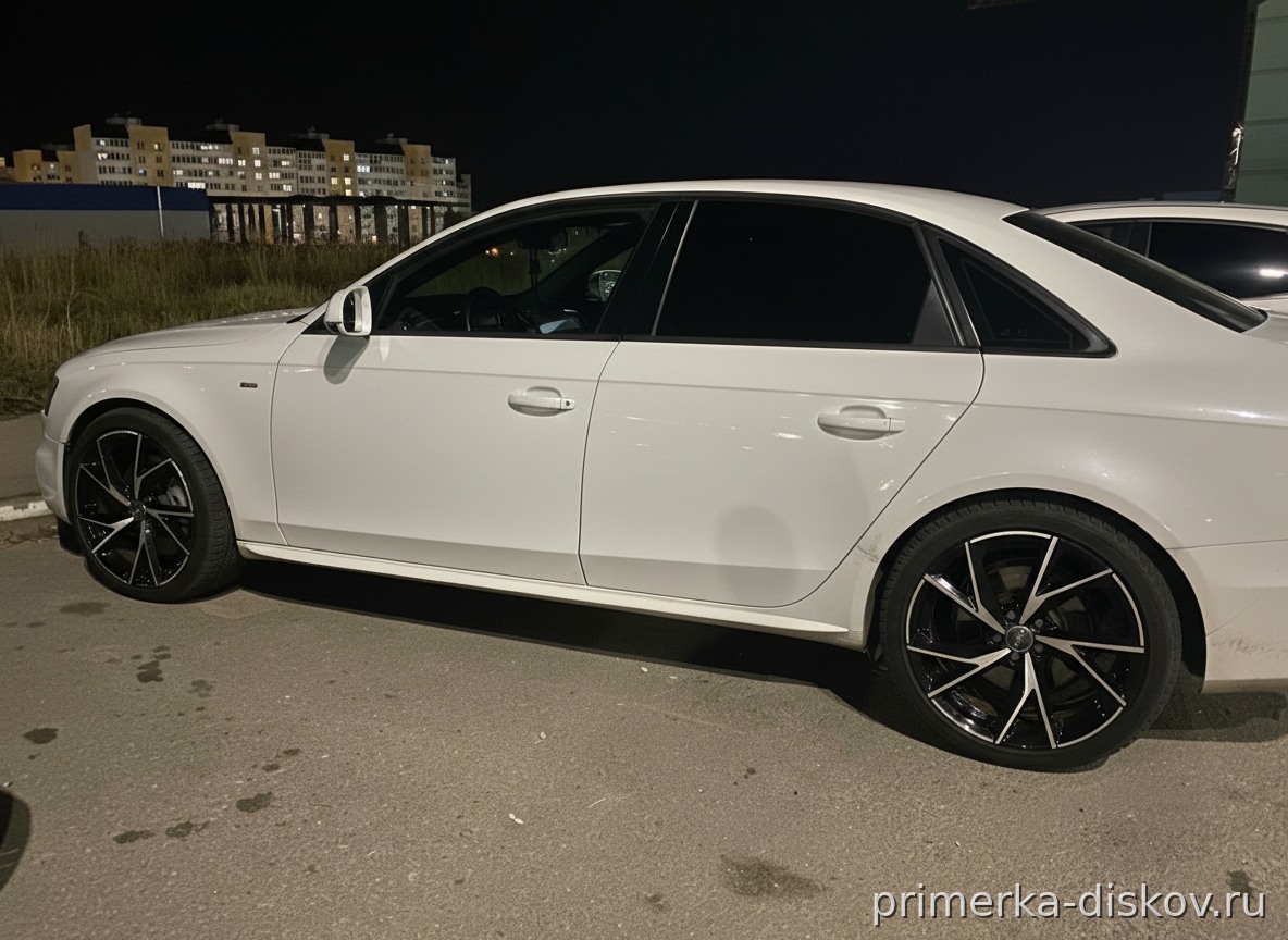 Примерка дисков на AUDI A4 IV (B8) Sedan 2007-2012