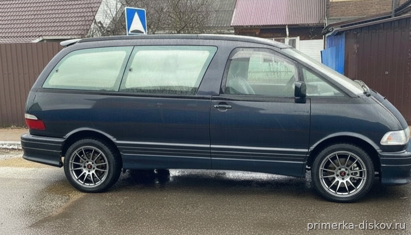 Примерка дисков на TOYOTA Estima I Minivan 1990-1999