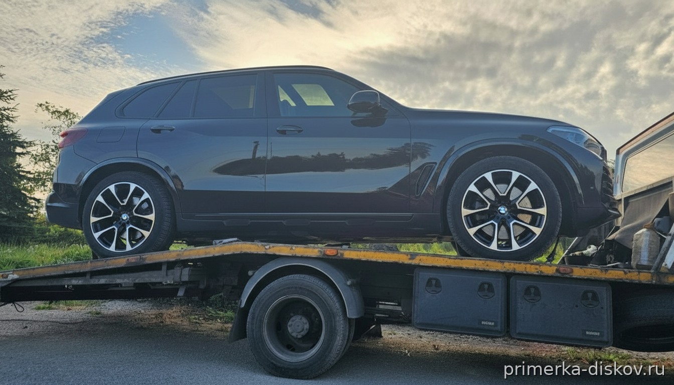 Примерка дисков на BMW X5 G05 2018-2026
