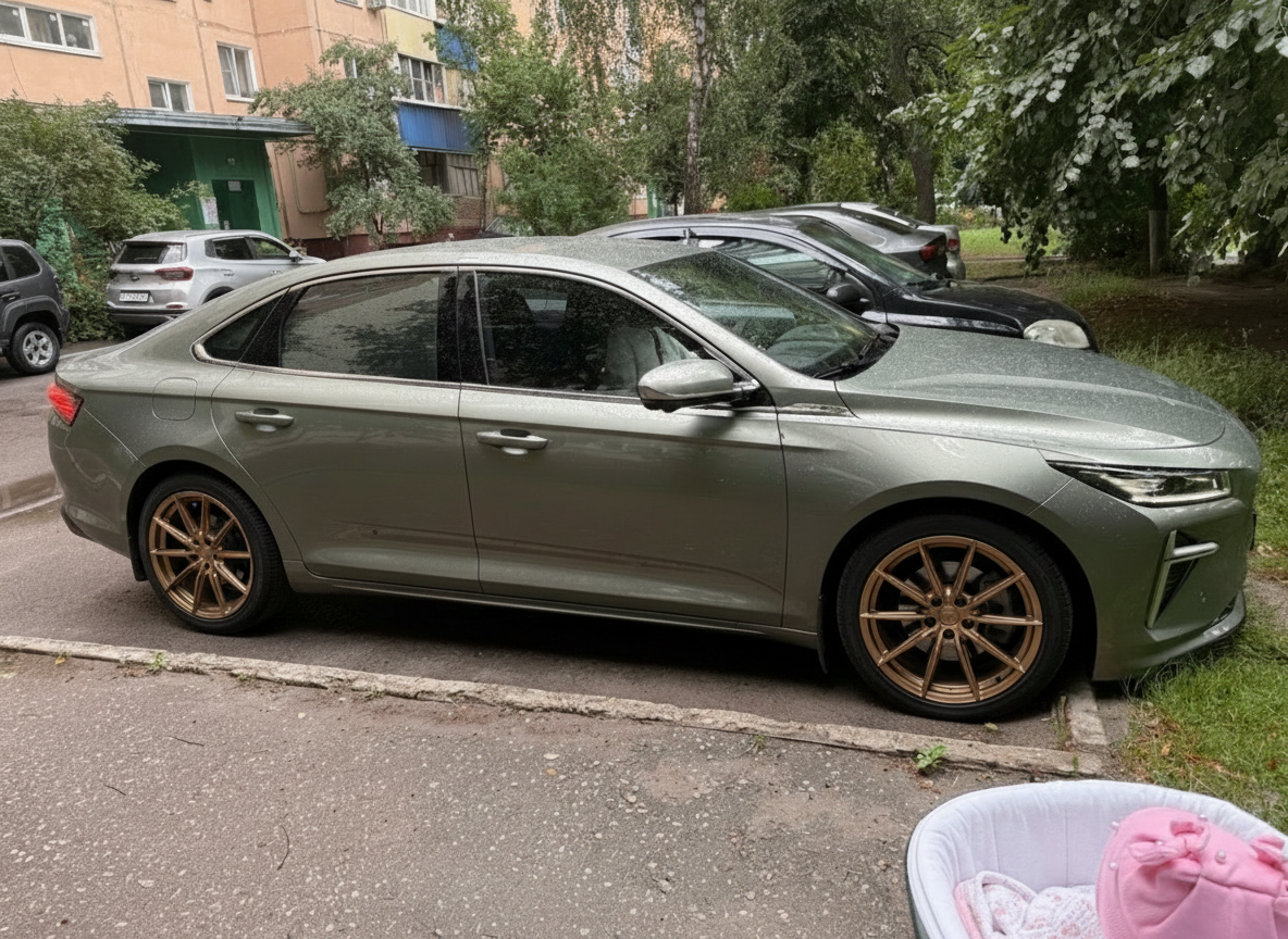 Примерка дисков на GEELY Preface I/Restyling Sedan 2022-2026