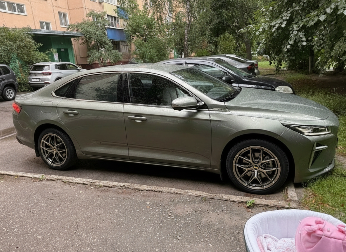 Примерка дисков на GEELY Preface I/Restyling Sedan 2022-2026