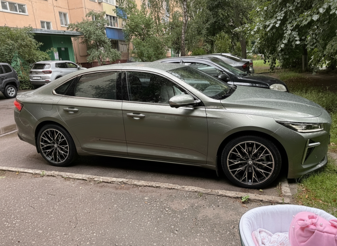 Примерка дисков на GEELY Preface I/Restyling Sedan 2022-2026