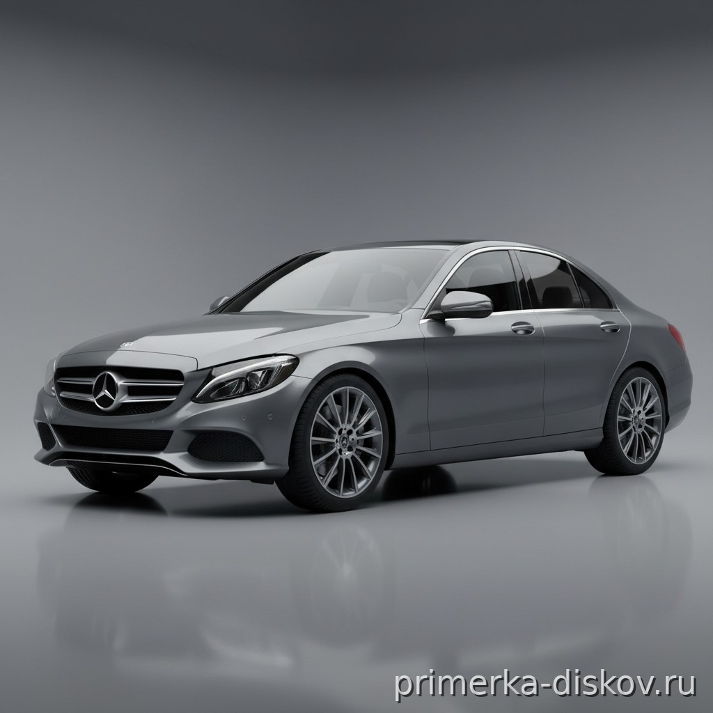 Примерка дисков на MERCEDES C-Klasse W205 Sedan 2014-2021