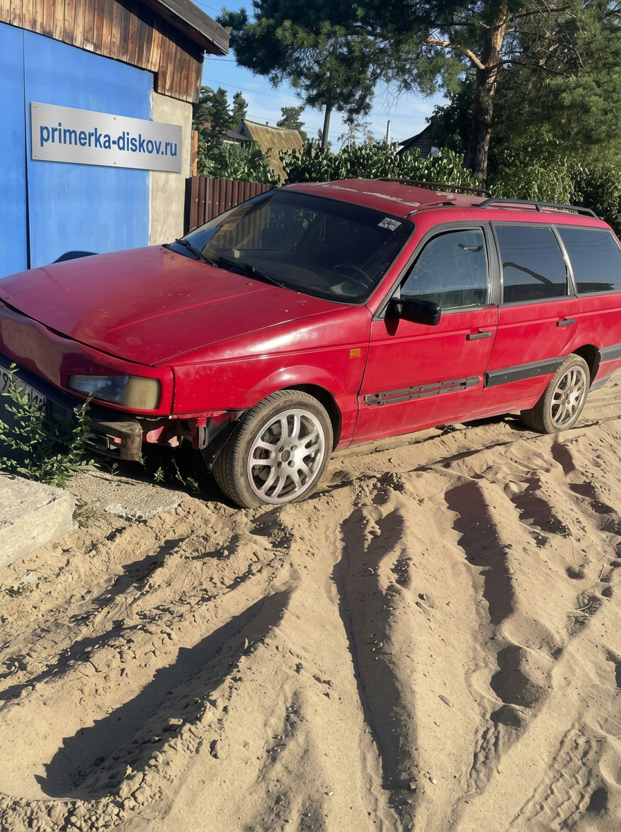 Примерка дисков на VOLKSWAGEN Passat B3 Wagon 1988-1993