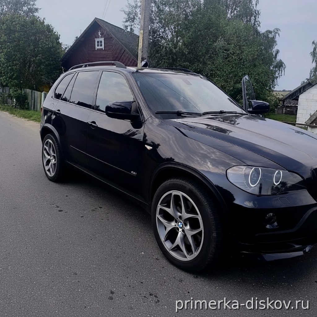 Примерка дисков на BMW X5 E70 2006-2010