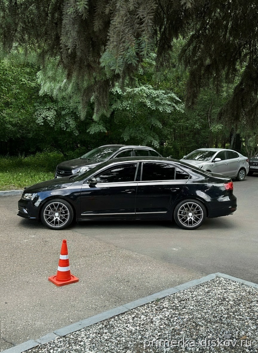 Примерка дисков на VOLKSWAGEN Jetta VI/Restyling Sedan 2015-2019