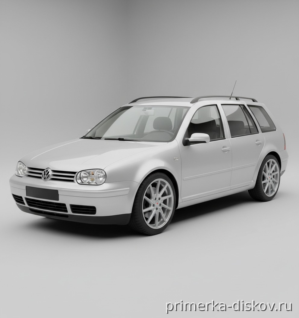 Примерка дисков на VOLKSWAGEN Golf IV Wagon 1999-2006
