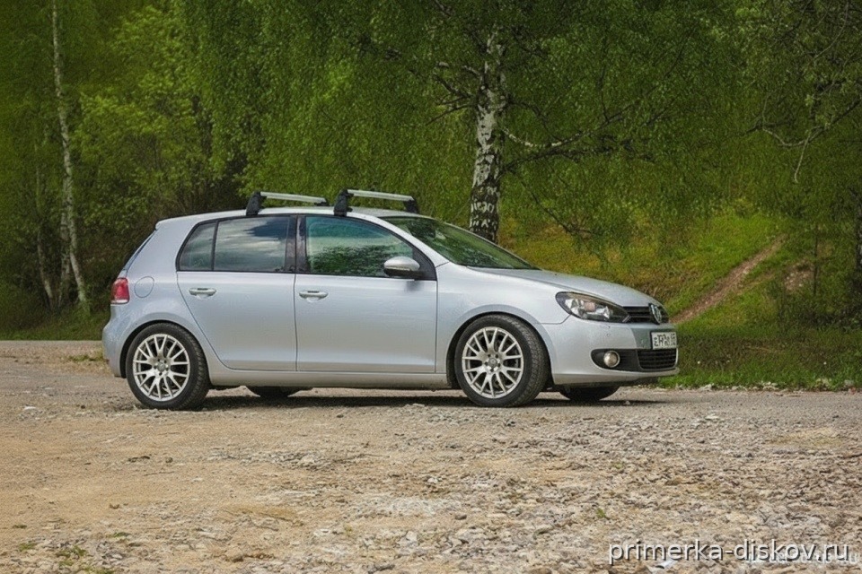 Примерка дисков на VOLKSWAGEN Golf VI