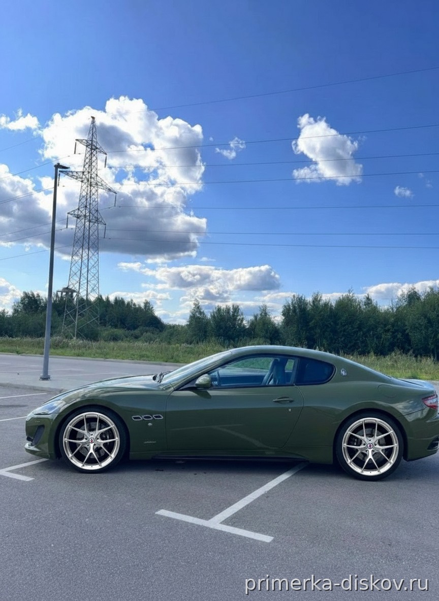 Примерка дисков на MASERATI GranTurismo