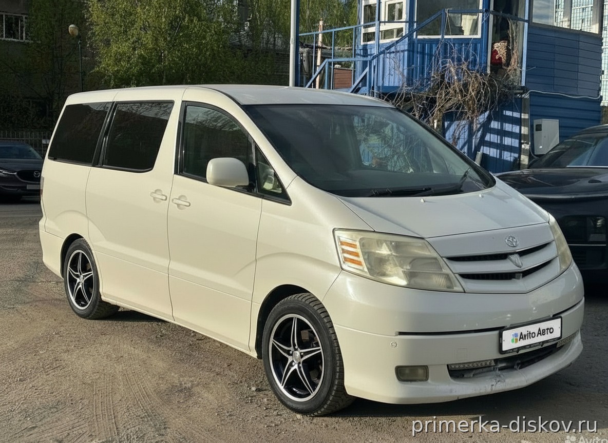 Примерка дисков на TOYOTA Alphard H10 Minivan 2002-2008