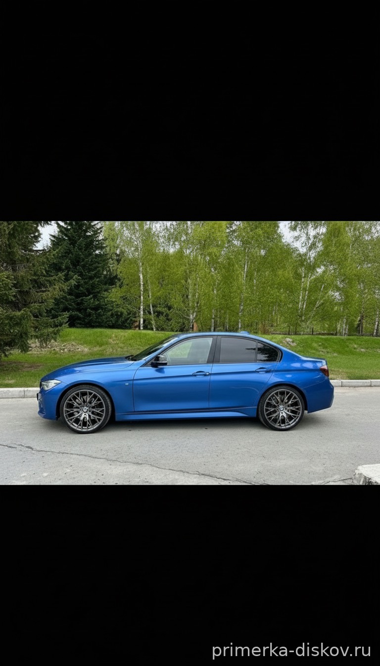 Примерка дисков на BMW 3-series