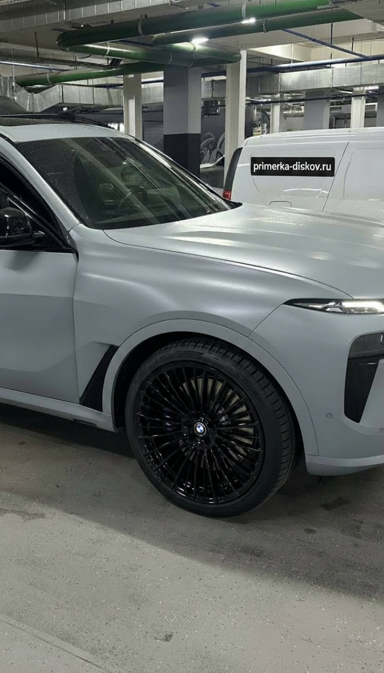 Примерка дисков на BMW X7