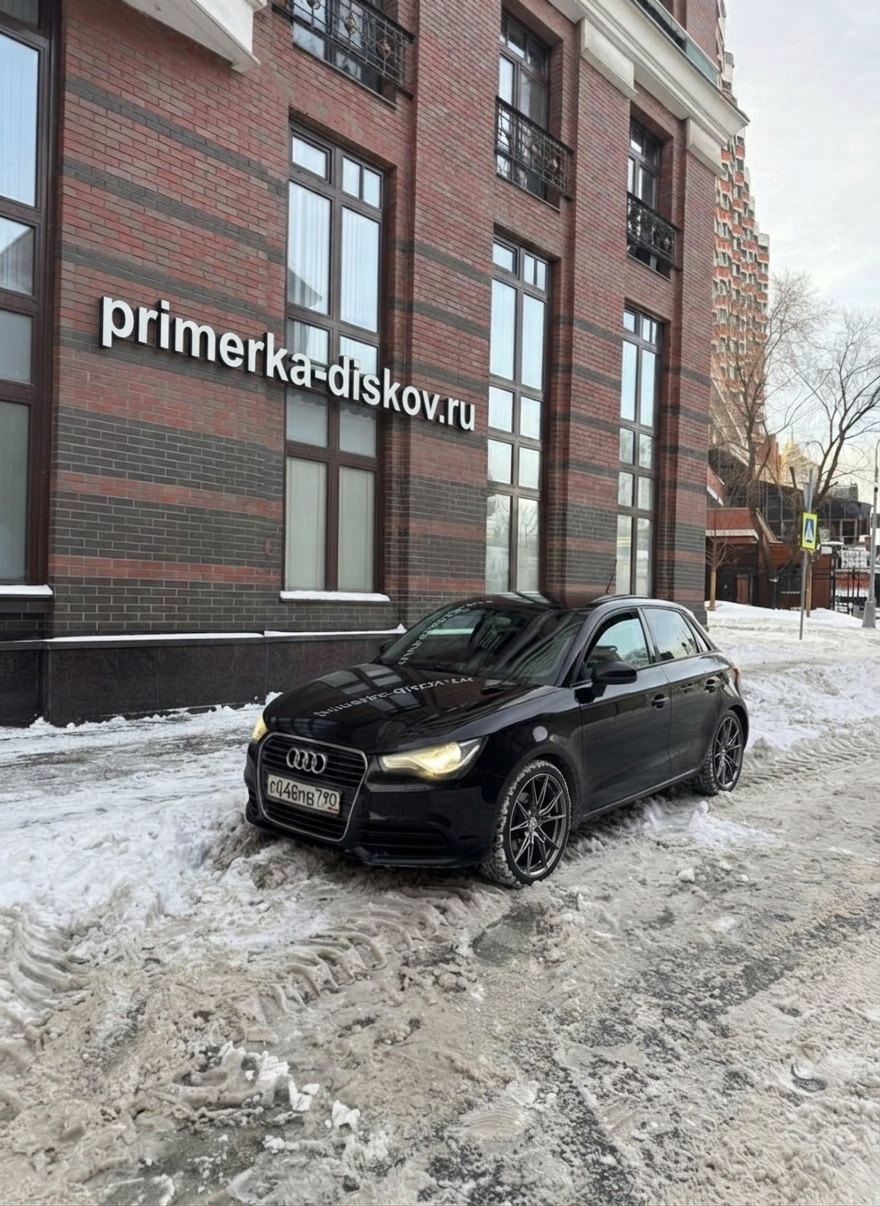 Примерка дисков на AUDI A1 I (8X) Sportback 2010-2018