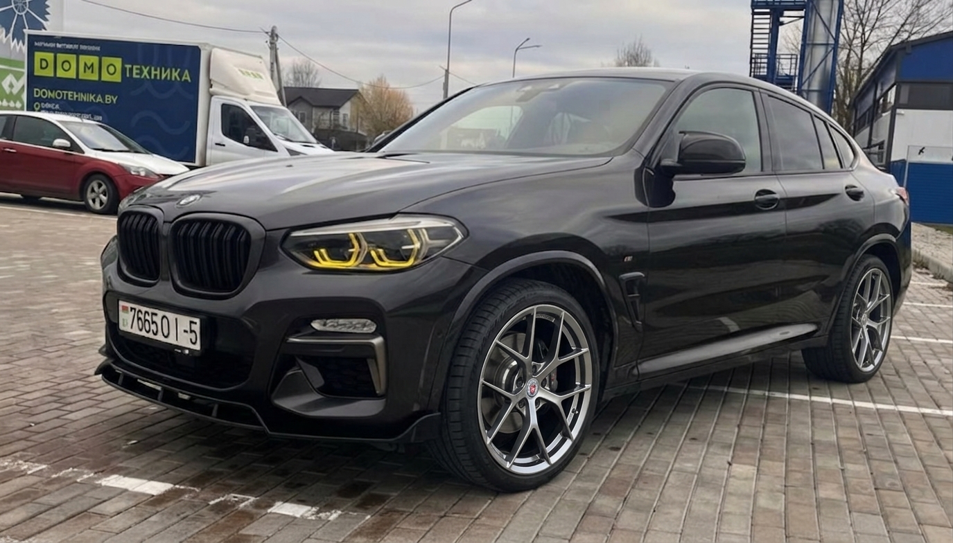 Примерка дисков на BMW X4 G02 2018-2026