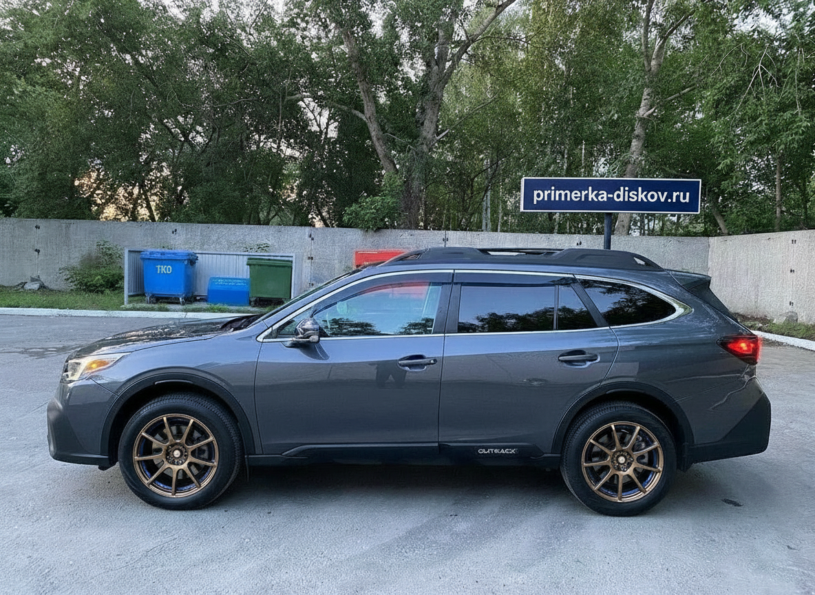 Примерка дисков на SUBARU Outback V (BS) Wagon 2014-2021