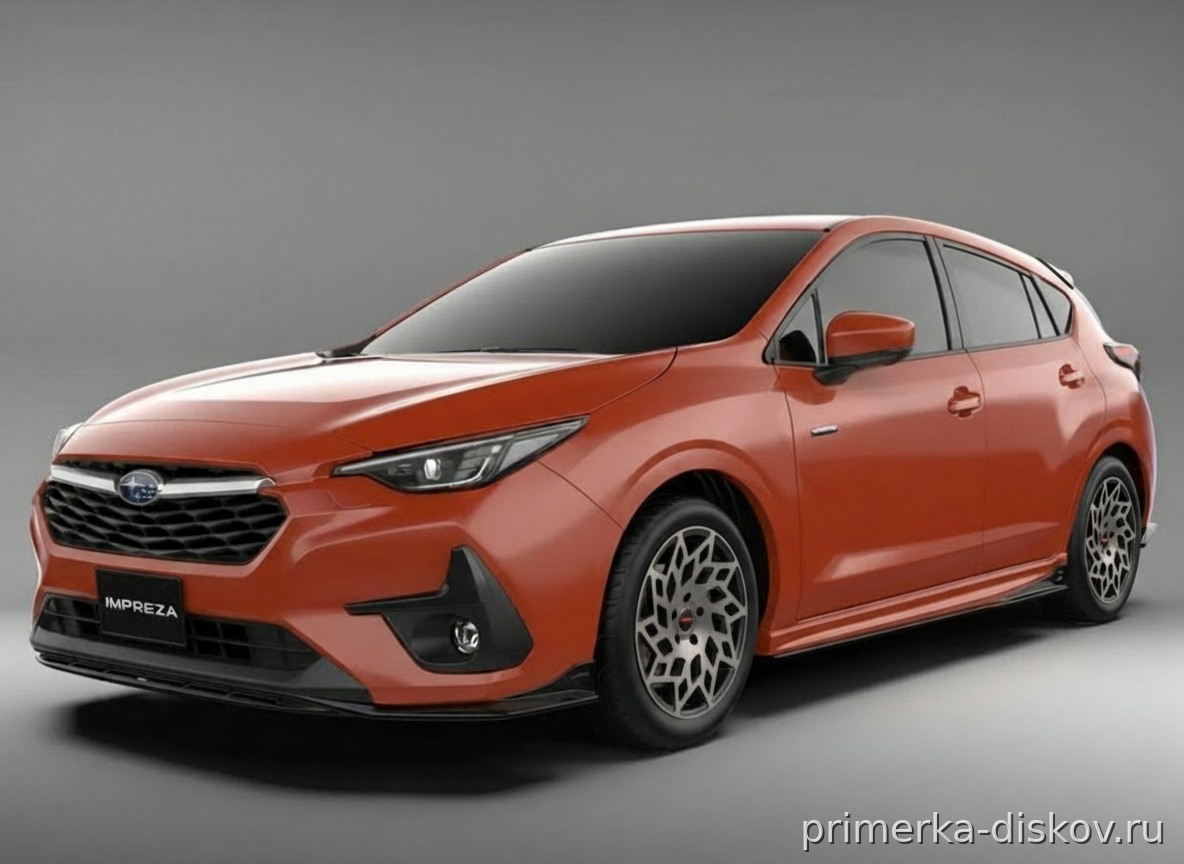 Примерка дисков на SUBARU Impreza V (GT) Hatchback 2016-2023