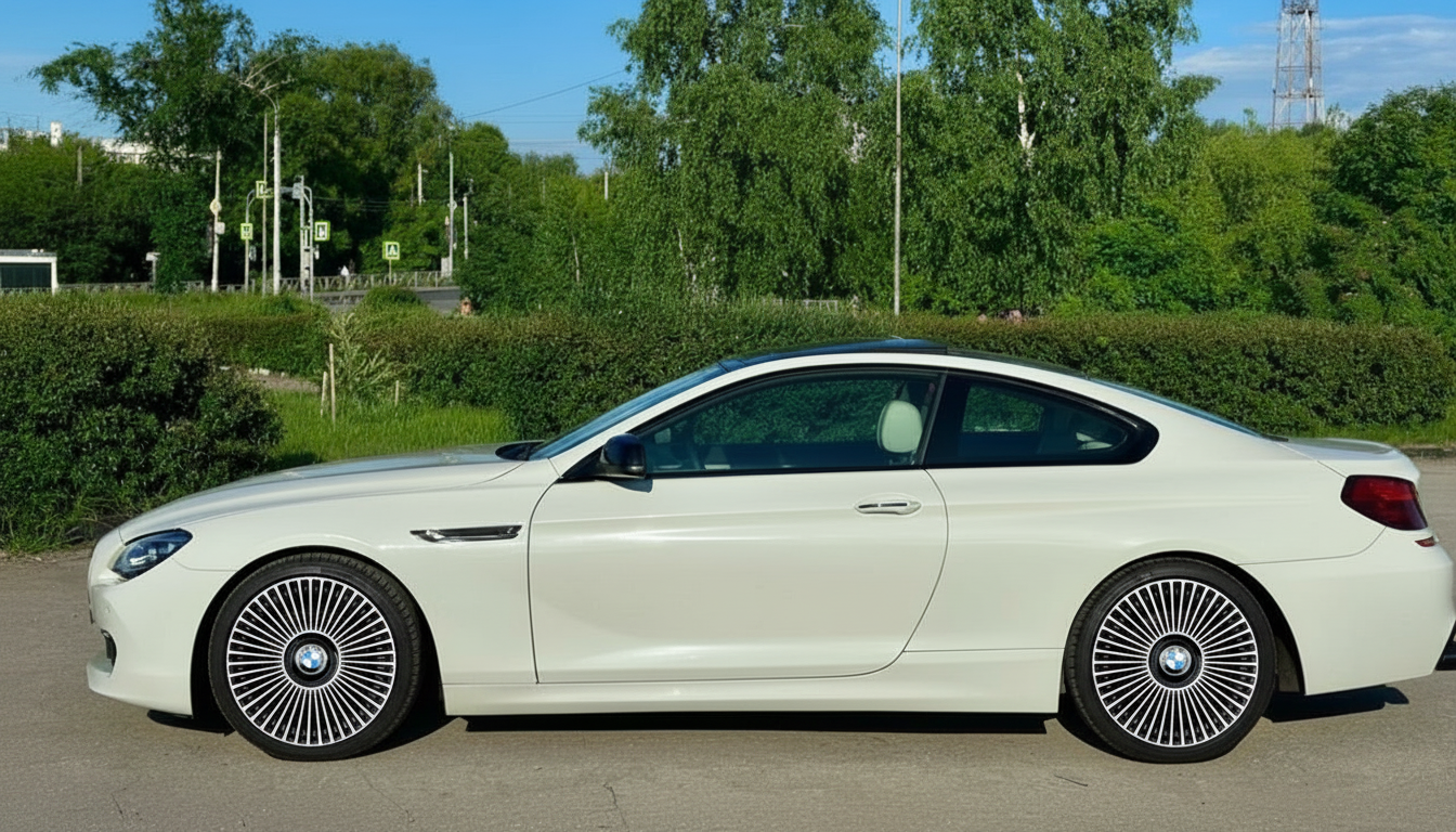 Примерка дисков на BMW 6-series