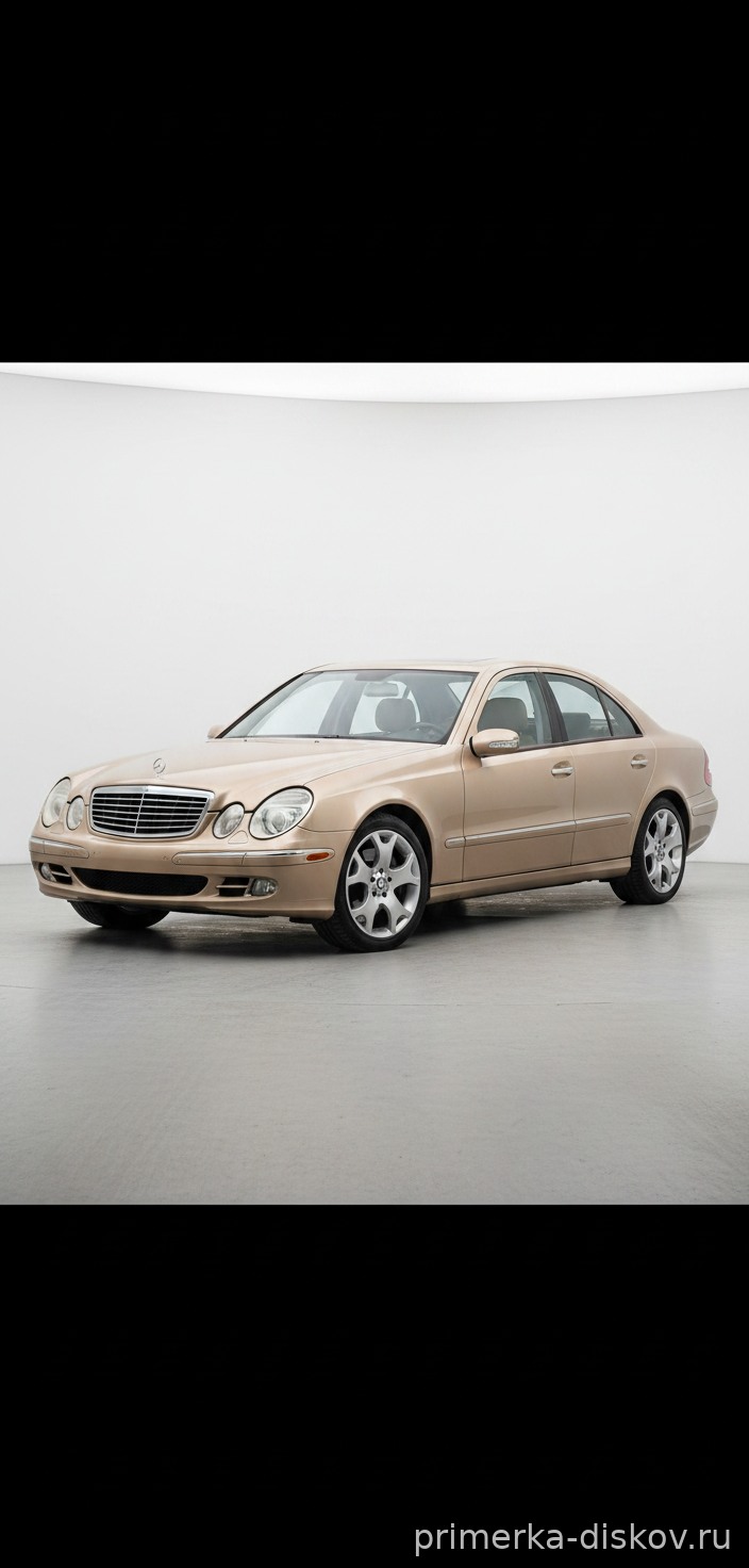 Примерка дисков на MERCEDES E-Klasse W211 Sedan 2002-2009