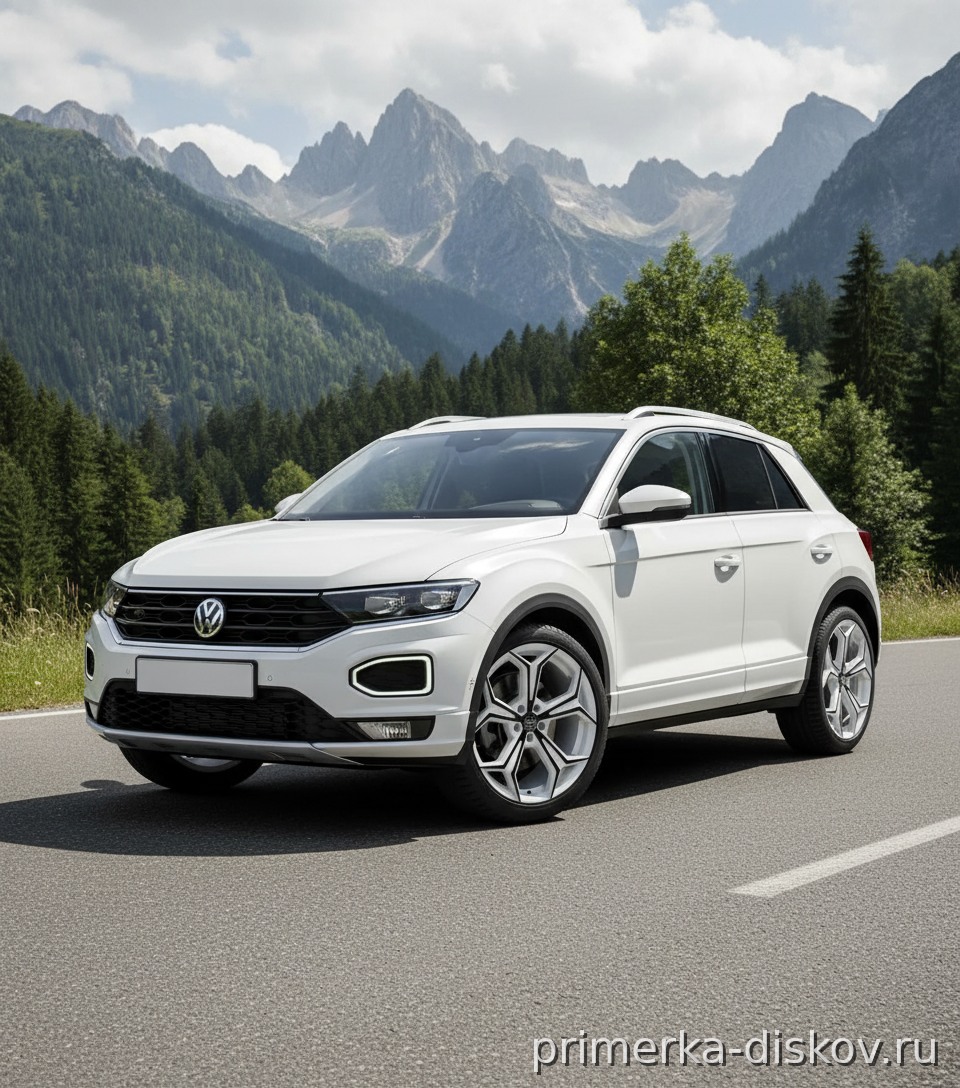 Примерка дисков на VOLKSWAGEN T-Roc I/Restyling SUV 2021-2026