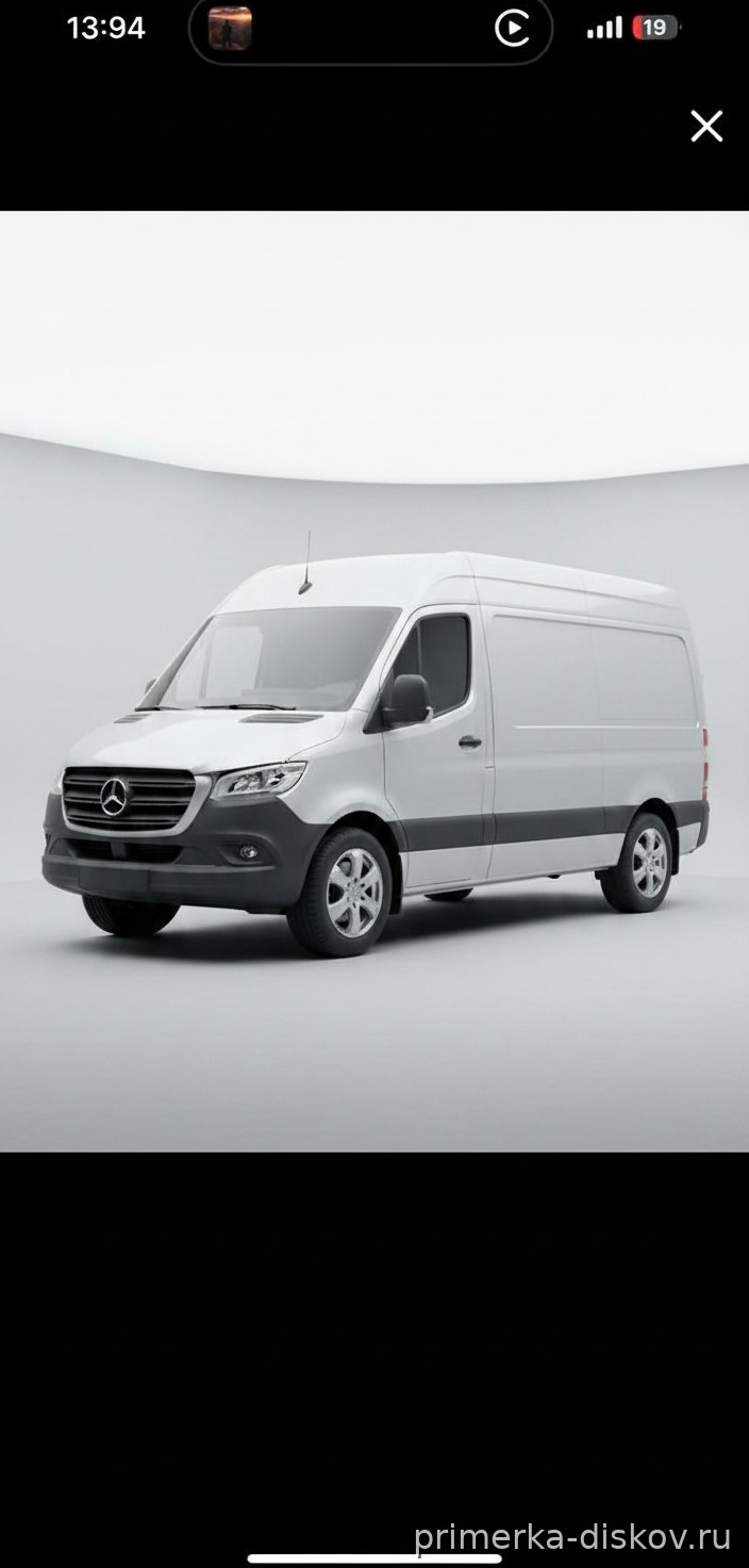 Примерка дисков на MERCEDES Sprinter