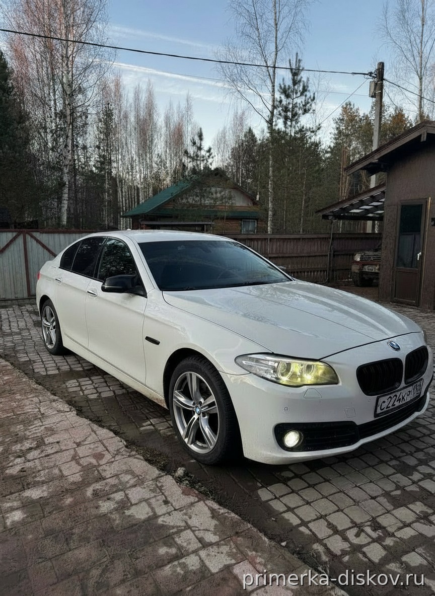 Примерка дисков на BMW 5-series F10 Sedan 2010-2017