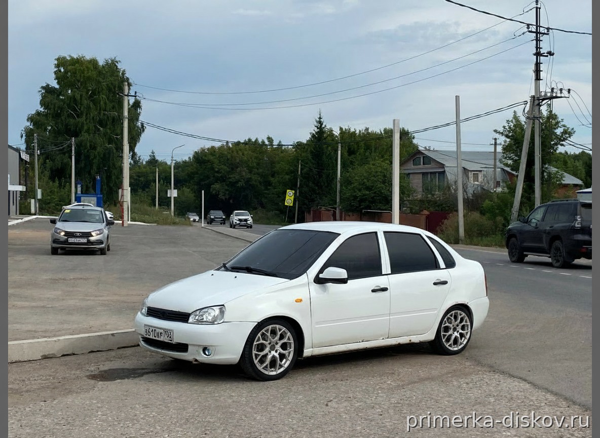 Примерка дисков на LADA (ВАЗ) Granta 2190 Sedan 2011-2018
