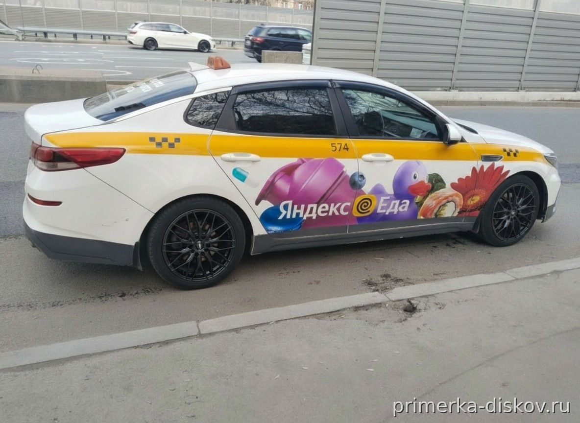 Примерка дисков на KIA Rio FB sedan 2017-2026