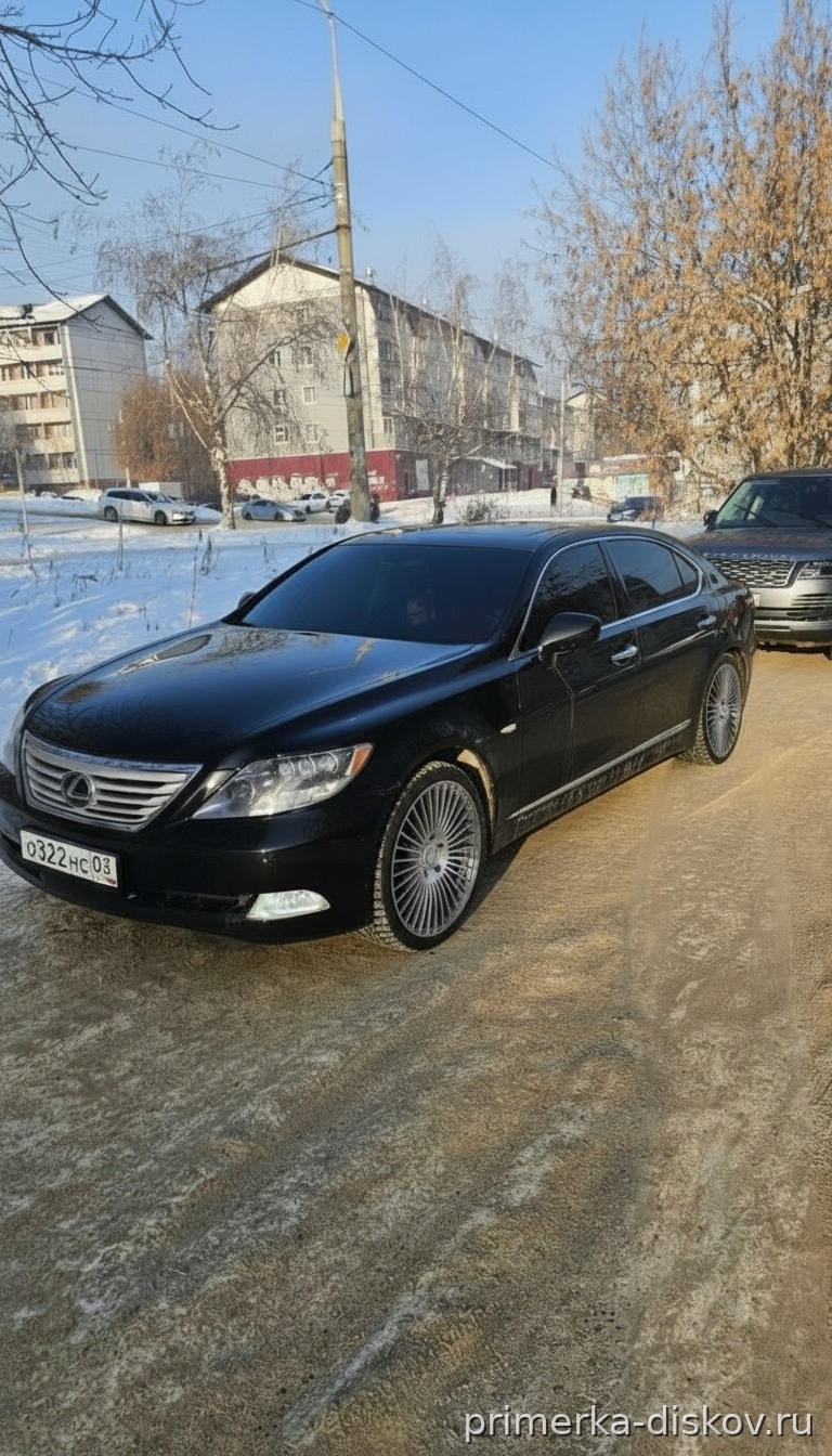 Примерка дисков на LEXUS LS