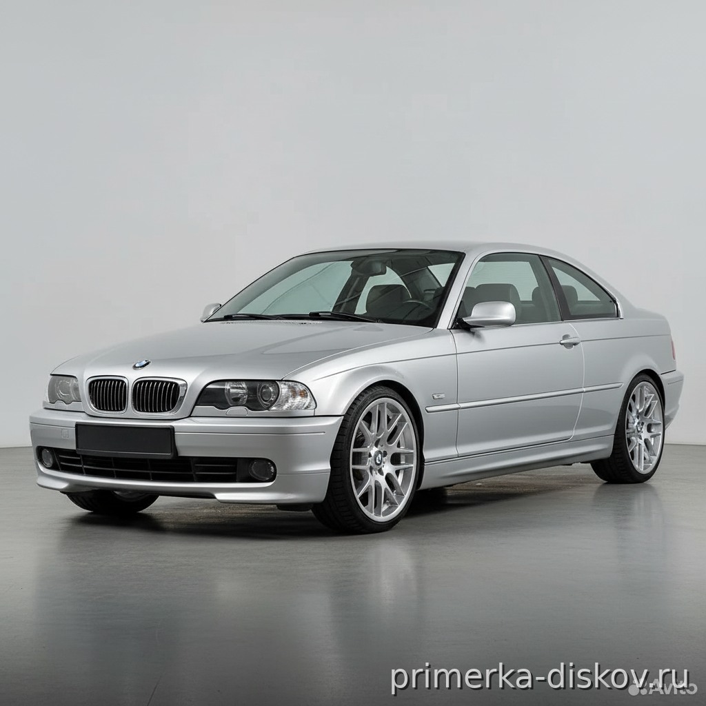 Примерка дисков на BMW 3-series E46 Coupe 1999-2007