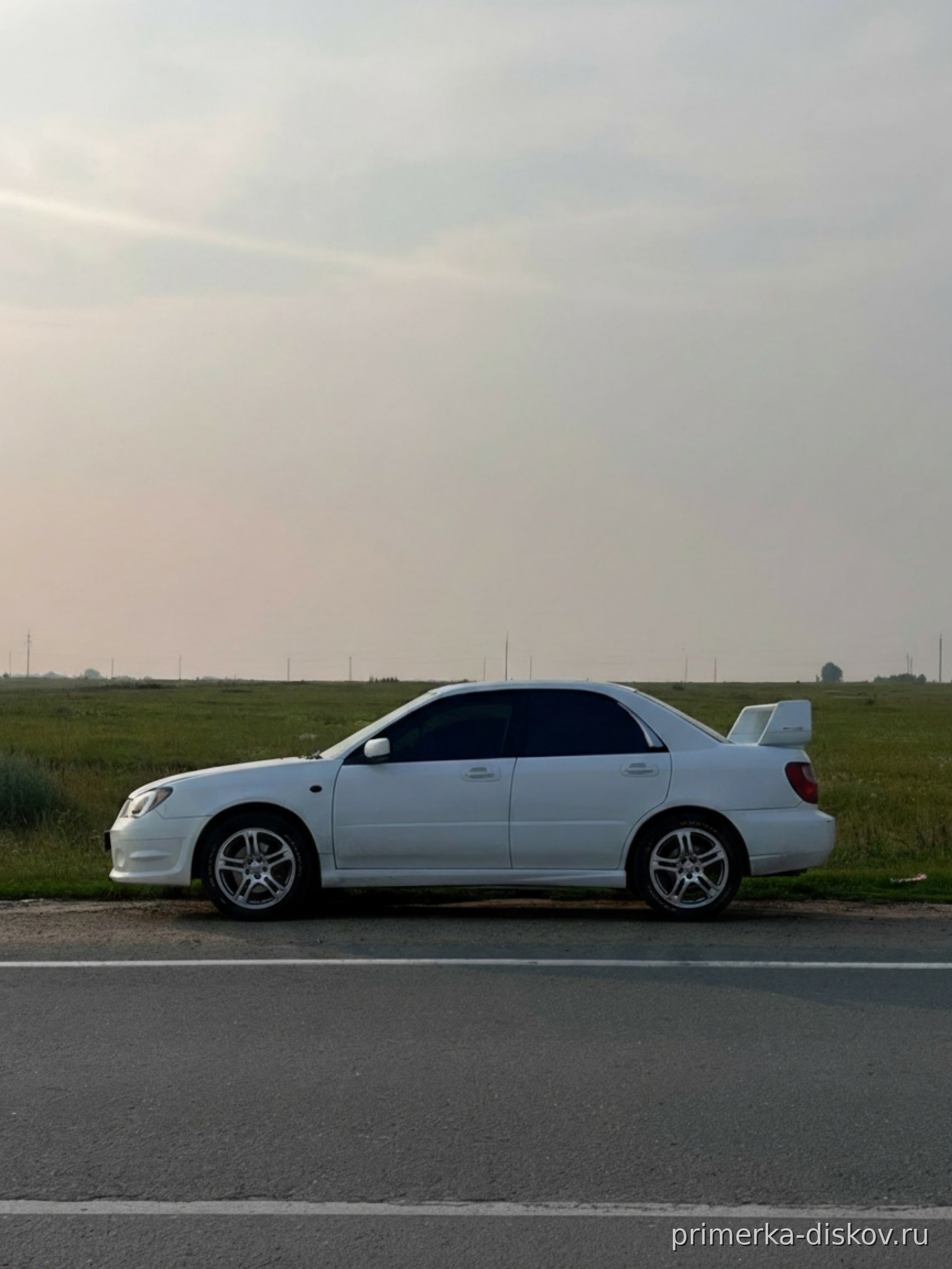 Примерка дисков на SUBARU Impreza