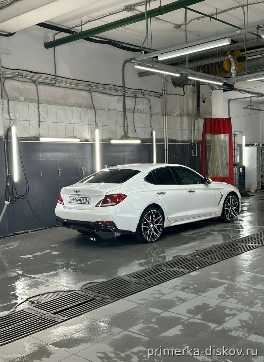 Примерка дисков на GENESIS G70 I (IK) Sedan 2018-2021