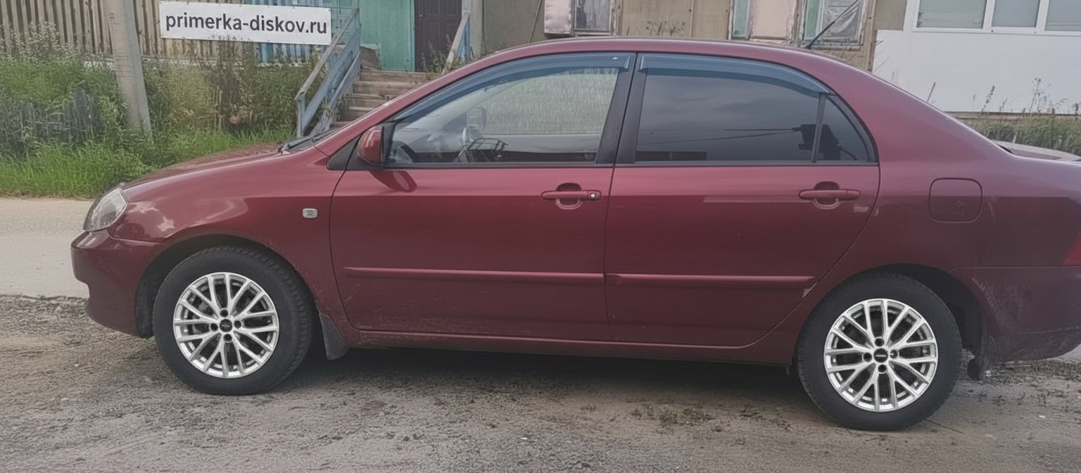 Примерка дисков на TOYOTA Corolla