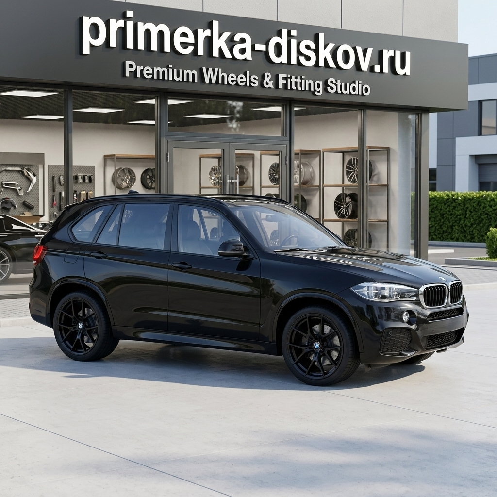 Примерка дисков на BMW X5 F15 2013-2018