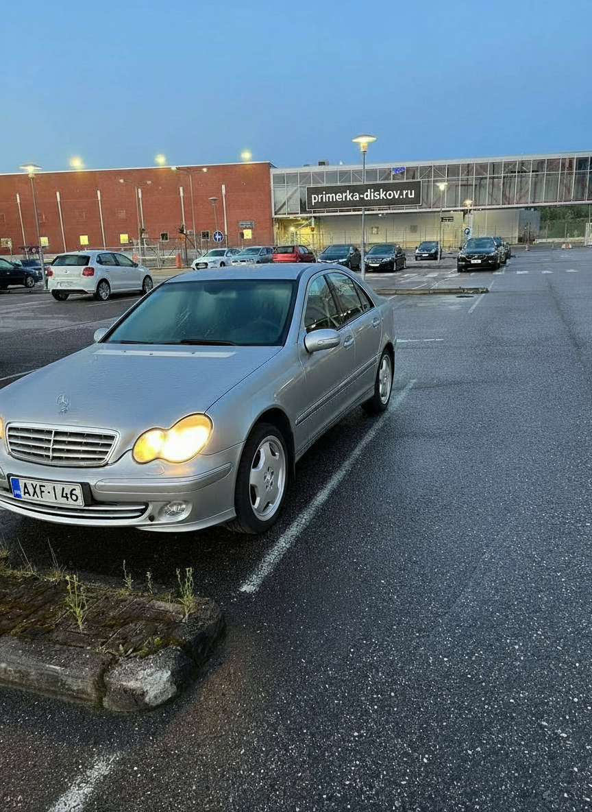 Примерка дисков на MERCEDES C-Klasse W203 Sedan 2000-2007