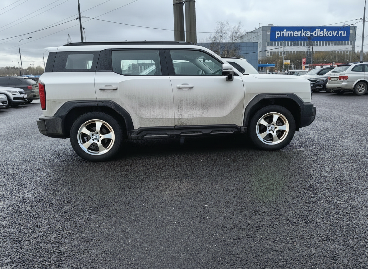 Примерка дисков на SSANG YONG