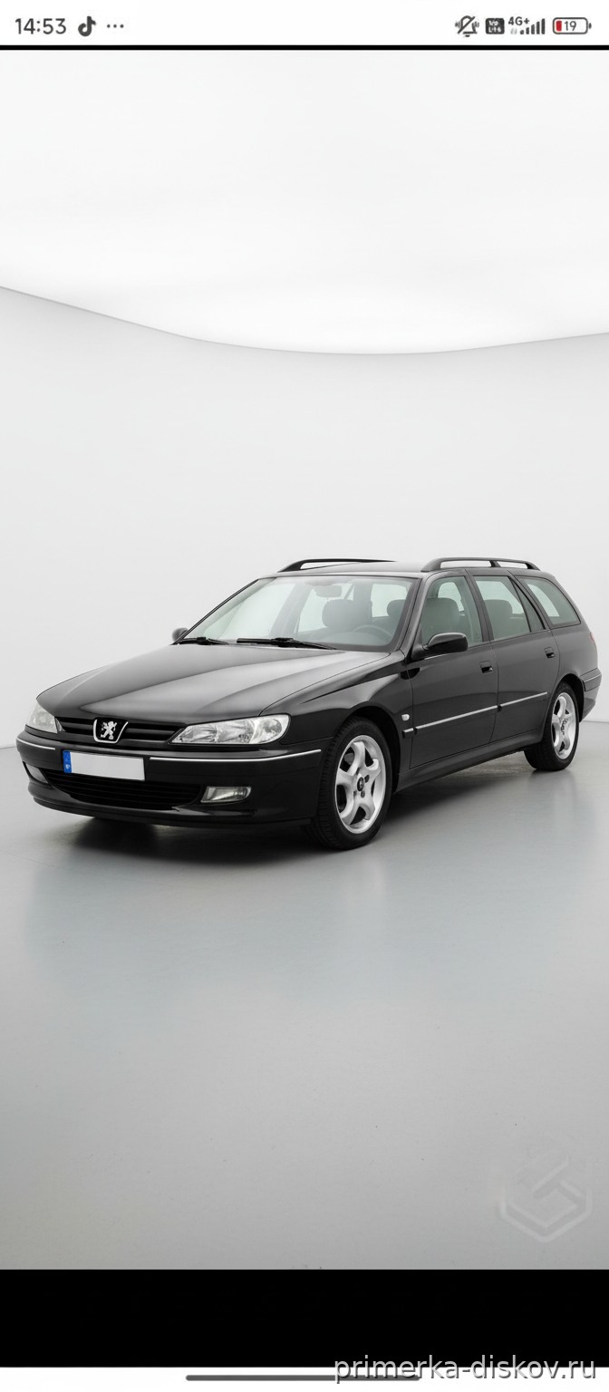 Примерка дисков на PEUGEOT 406
