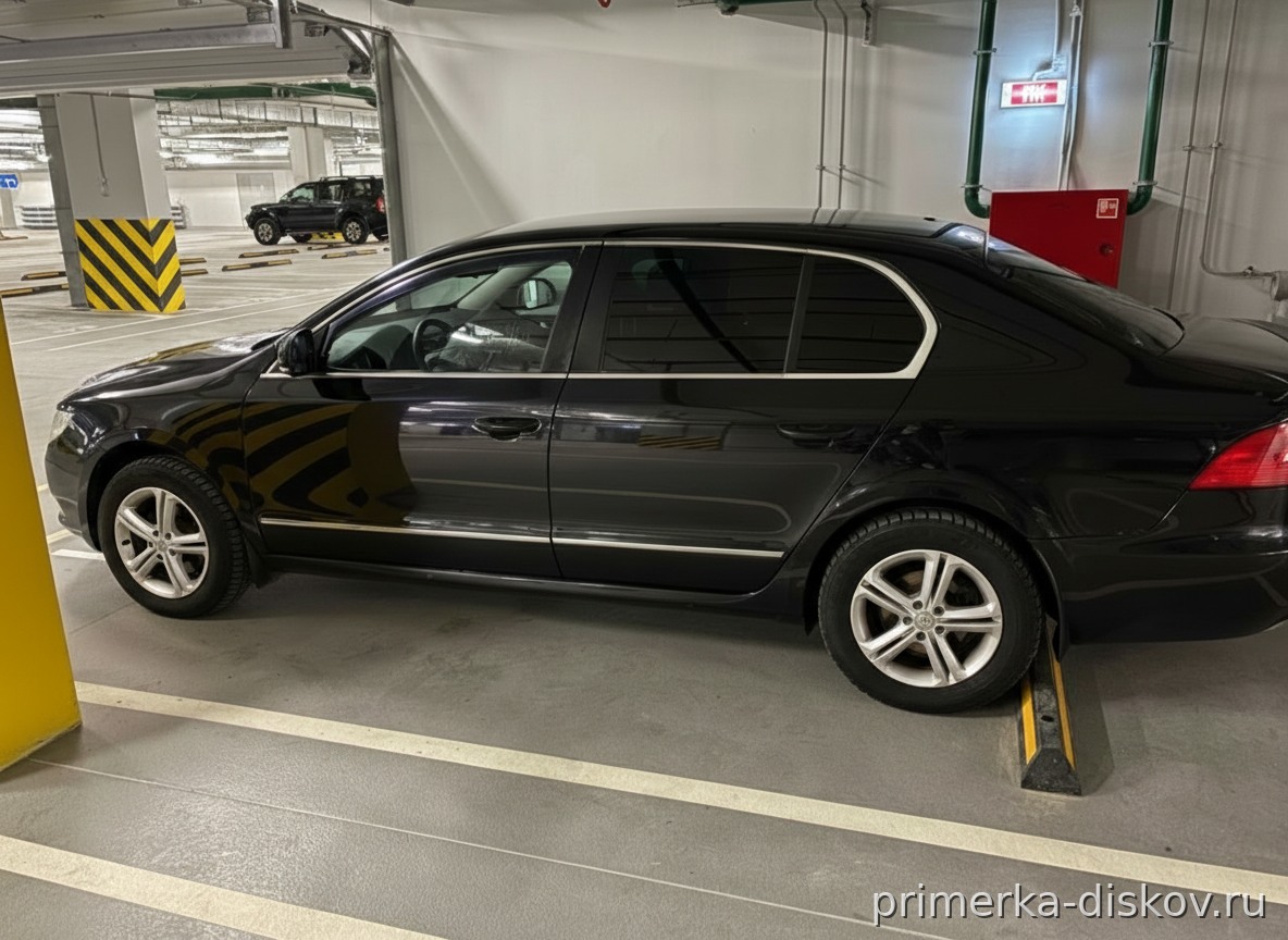 Примерка дисков на SKODA Superb