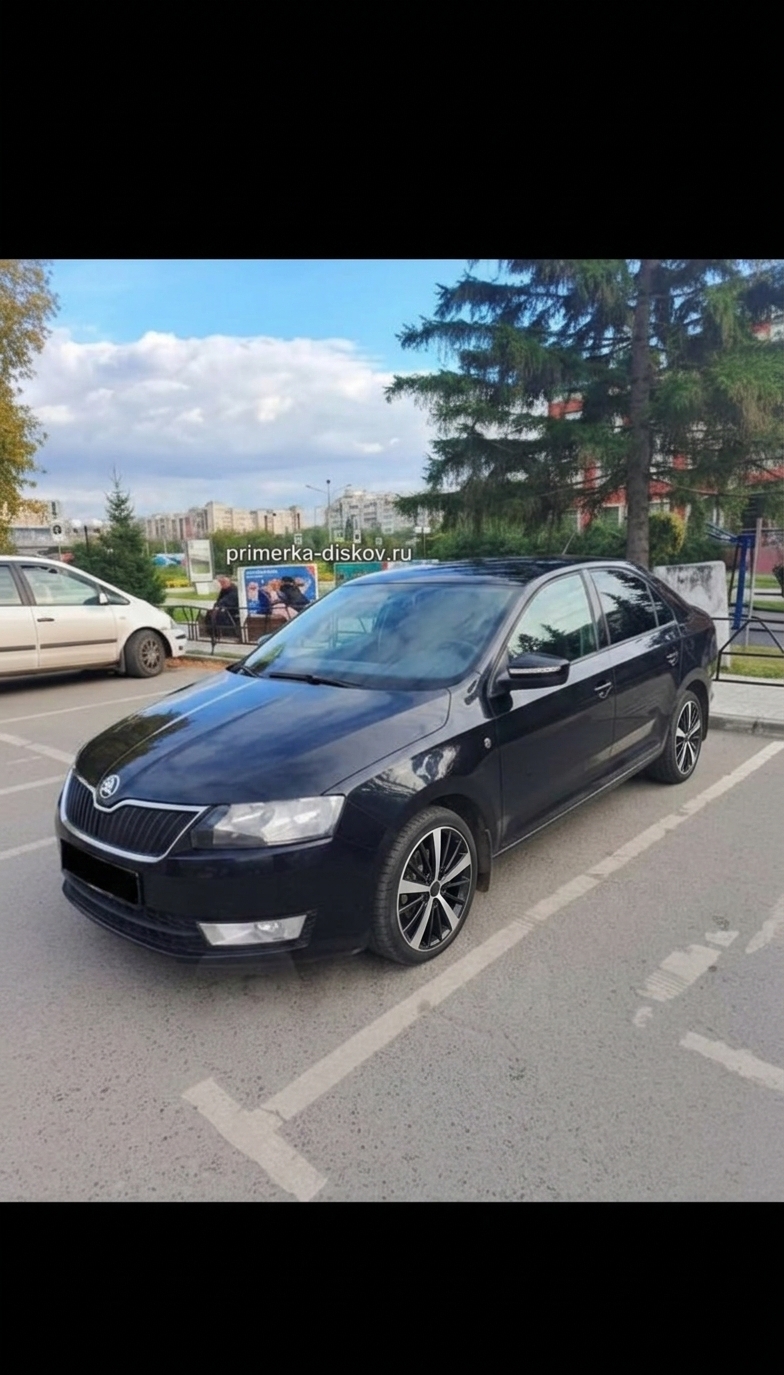 Примерка дисков на SKODA Rapid I/Restyling Liftback 2017-2020