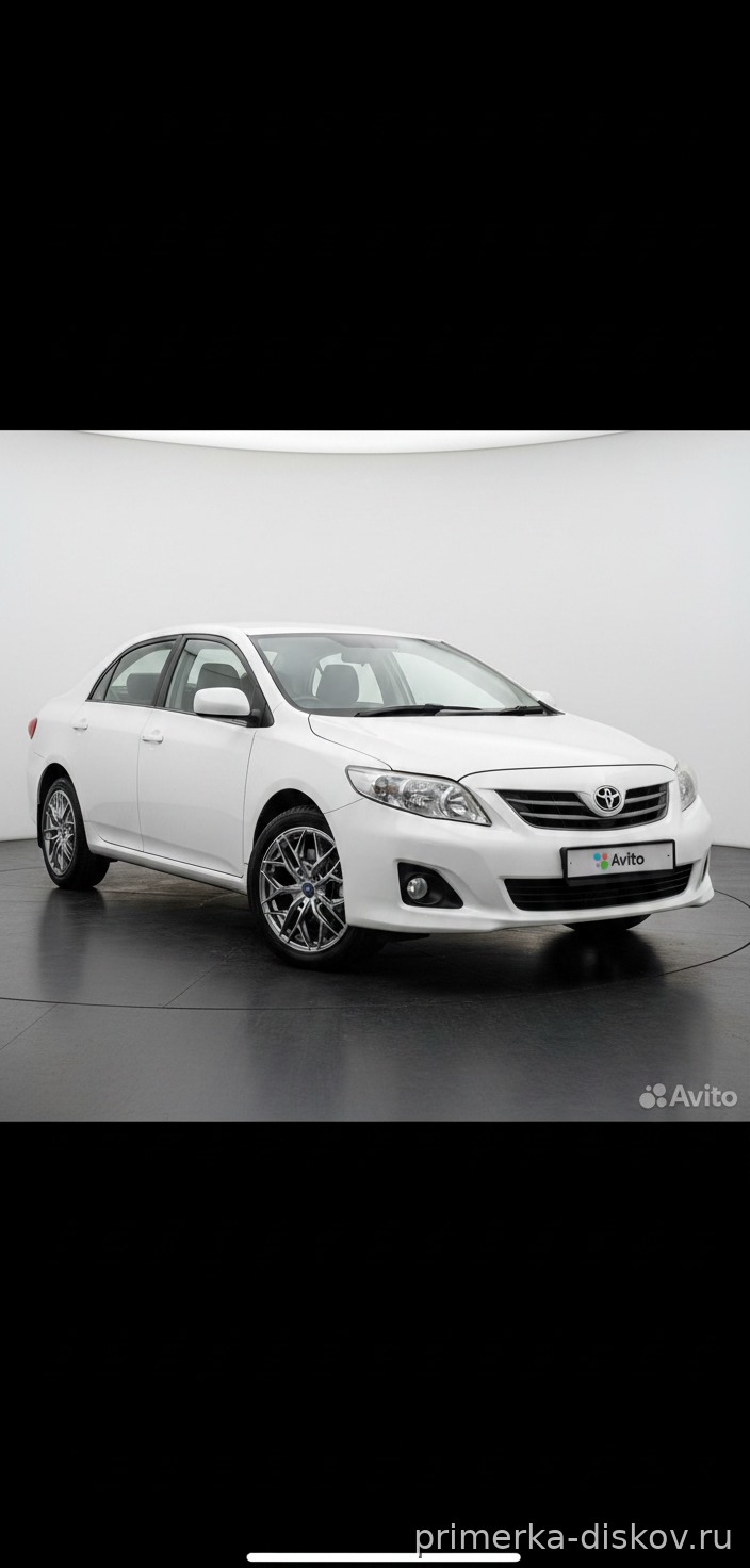 Примерка дисков на TOYOTA Corolla X Sedan 2007-2013