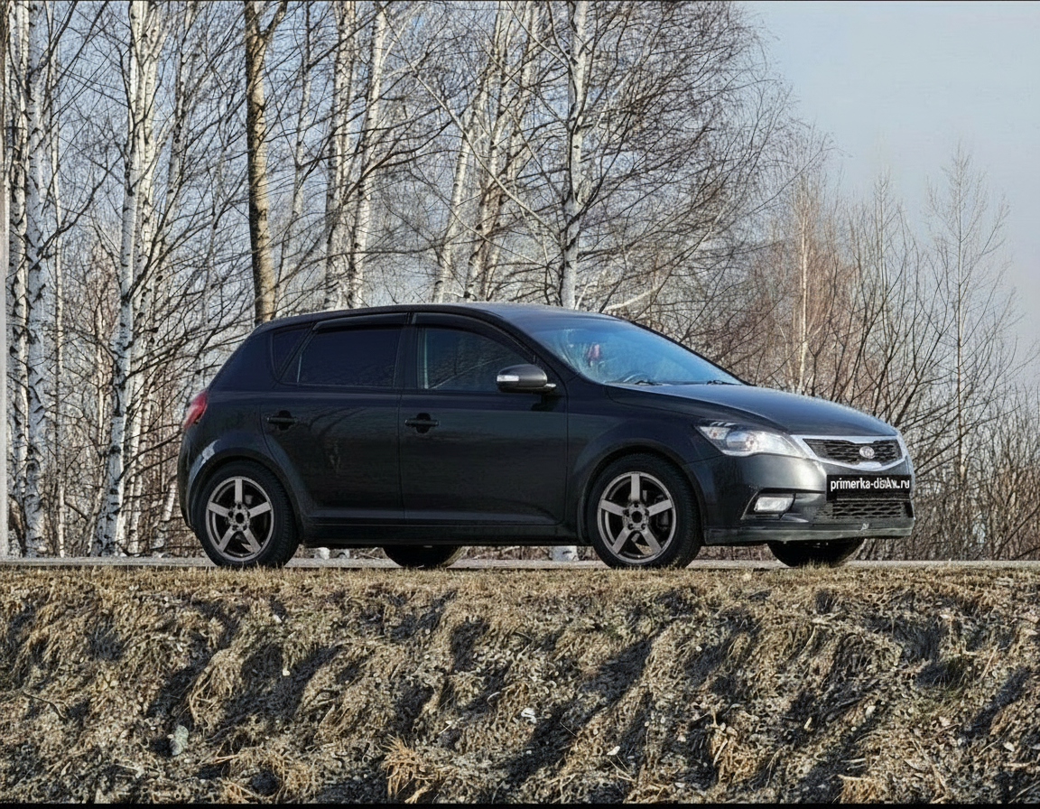 Примерка дисков на KIA Ceed I (ED) Hatchback 2006-2009