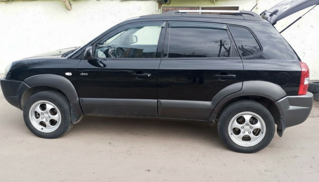 Примерка дисков на HYUNDAI Tucson JM 2004-2010