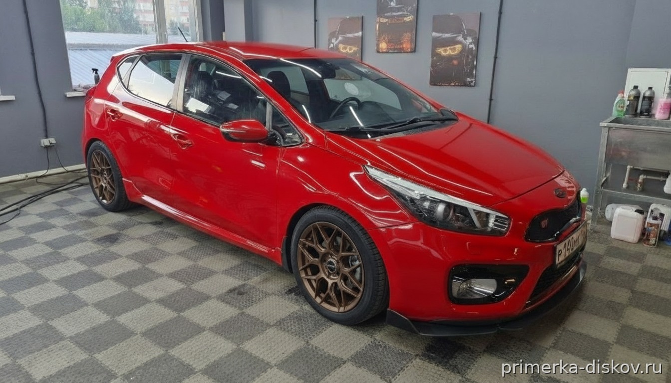 Примерка дисков на KIA Ceed II (JD) Hatchback 2012-2018