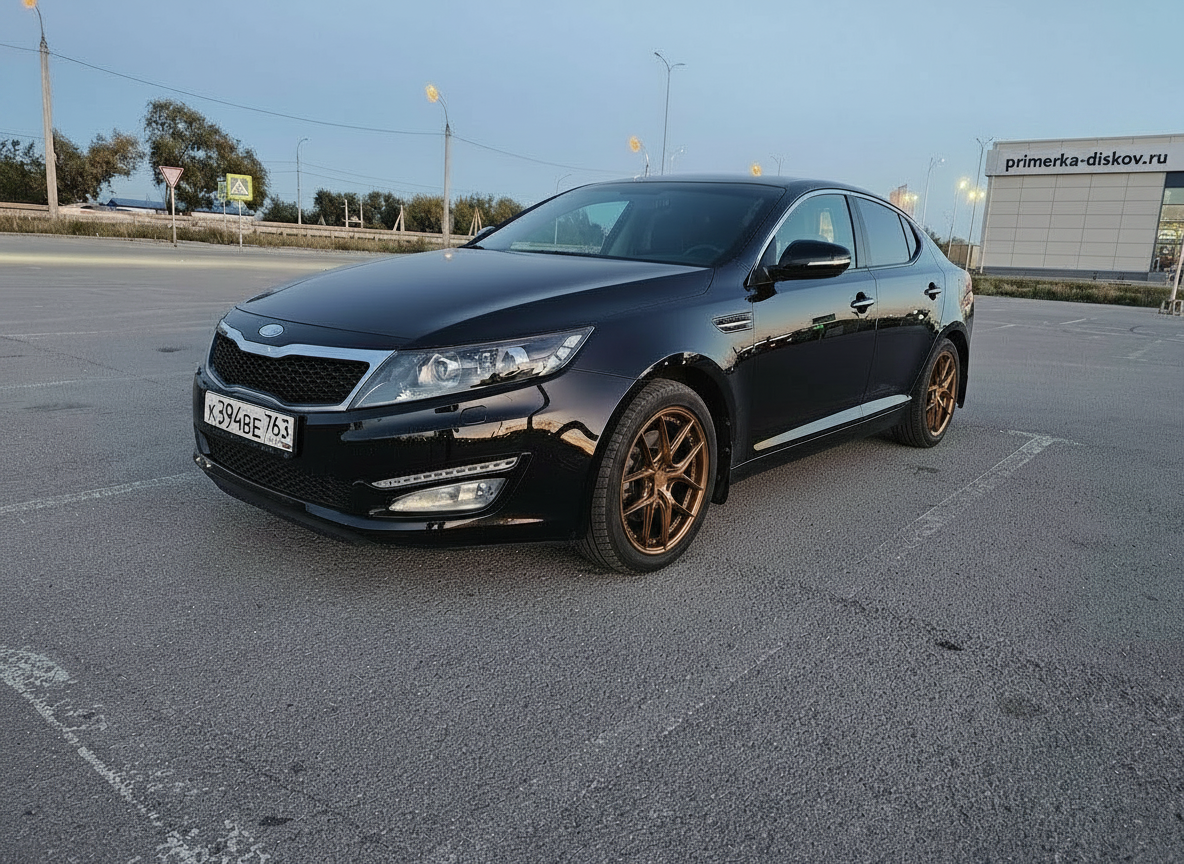 Примерка дисков на KIA Optima TF 2011-2016